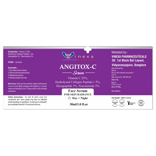 Vitamin C Face Serum Third Party Manufacturing Service