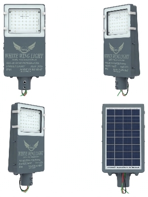 Solar Street Light - Color: White