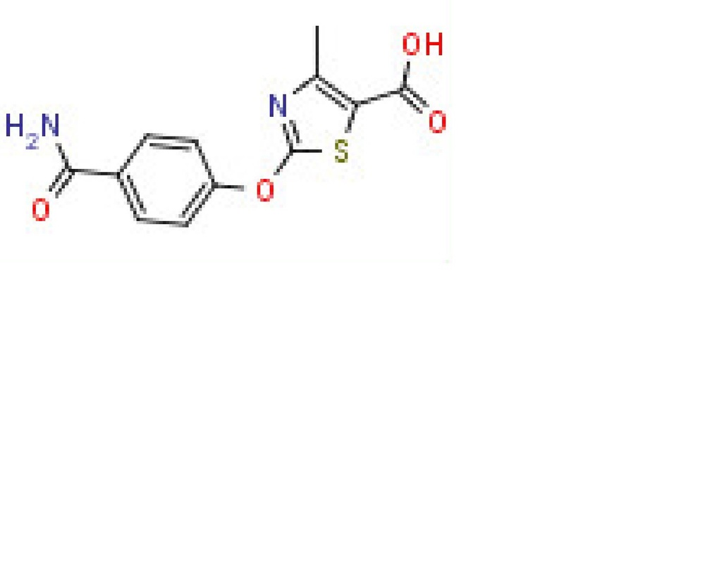 2-[4-(Aminocarbonyl)  phenoxy]-4-methyl-1,3-thiazole-5-carboxylic acid