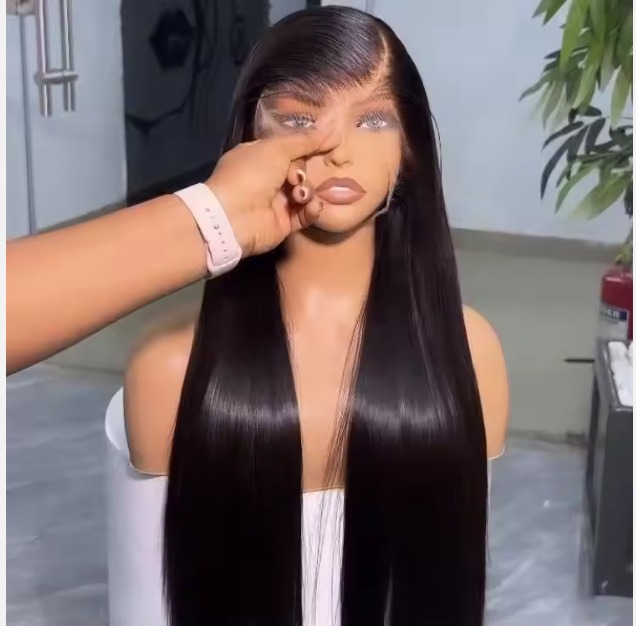 The Devote 6x5 Pre Cut Glueless Lace Wig | Mixed Color Highlight Human Hair | Wavy Texture | Natural Finish