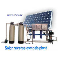 1000 Lph Ss Solar Ro System - Color: Grey