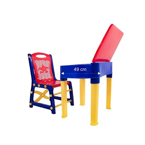 Big Size Little Champ Study Table - Color: Multicolor