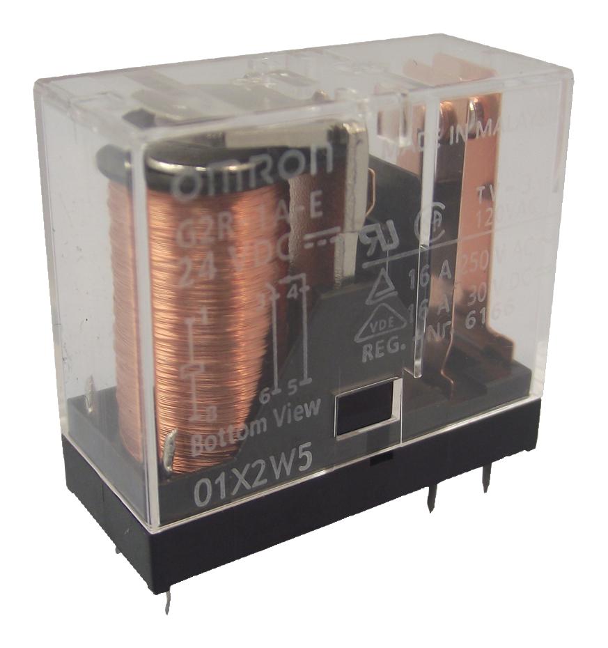 G2r-1a-e-dc24 Pcb Power Relay - Color: Transparent