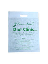 D Cut Diet Clinic Bag - Bag Size: 12x16 Inch