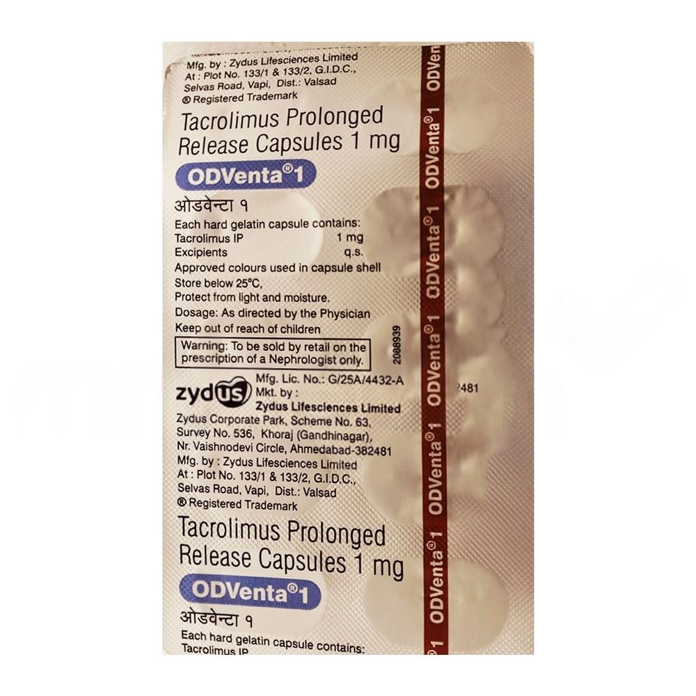 Odventa 1 Mg Capsule - Recommended For: Doctor