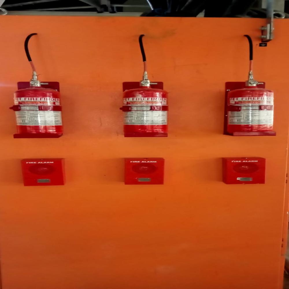 Modular Panel Fire Suppression System - Mild Steel, 4 Kg Capacity, Red Color | Ce & Ul Certified, Automatic Operation, Fire Class C, Discharge Time 7-10 Sec