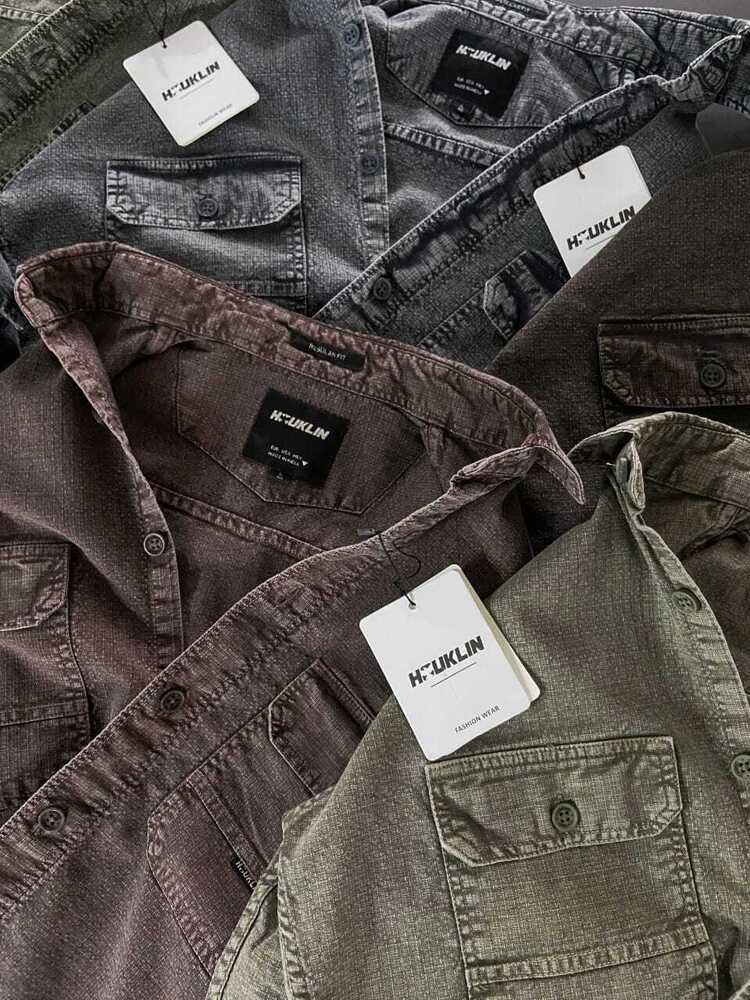 Twill Laffer Plain Casual Shirts