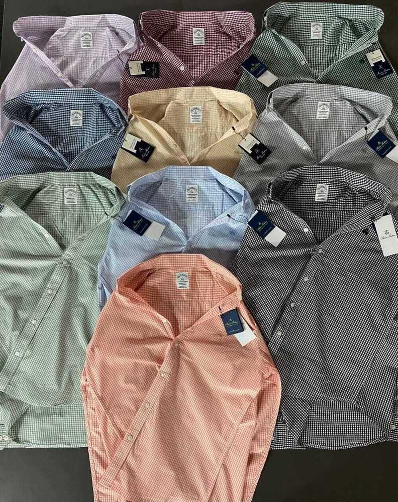 Paper Cotton Checks Casual Shirts