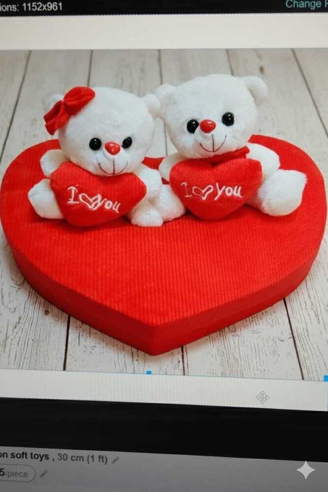 Valentine Couple Teddy Soft Toys - Age Group: 18-30