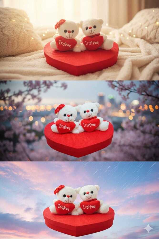 VALENTINE COUPLE TEDDY SOFT TOYS