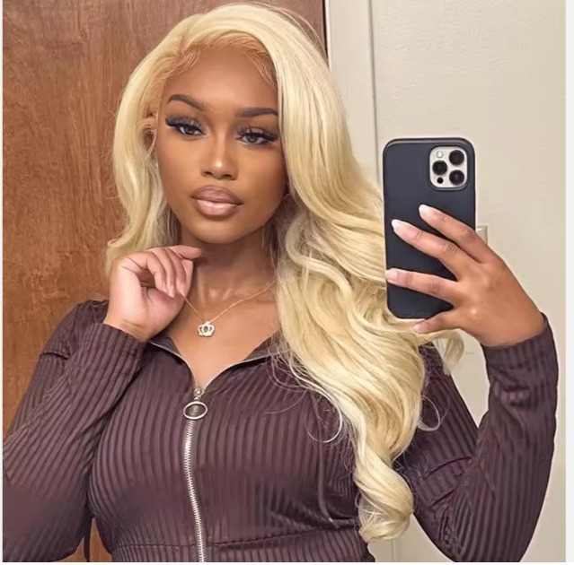 The Devote 13x4 HD Lace Frontal Blonde Straight Human Hair Wig | 613 Color HD Lace Wig for Women and Babies