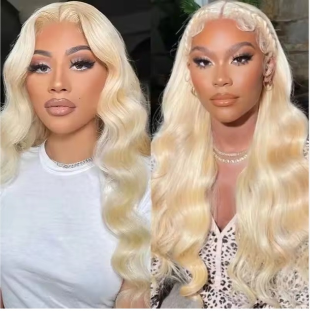 The Devote 13x4 HD Lace Frontal Blonde Straight Human Hair Wig | 613 Color HD Lace Wig for Women and Babies