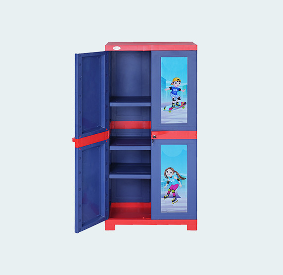 Fusion Kidz Senior Plastic Almirah For Kids