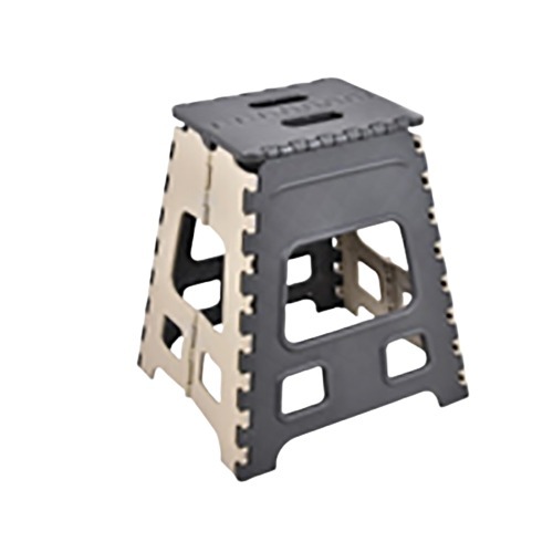 18 Inch Folding Stool - Color: Grey