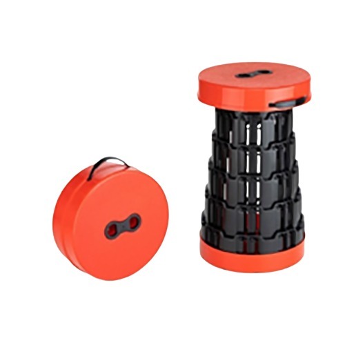 Picnic Round Folding Stool - Color: Red