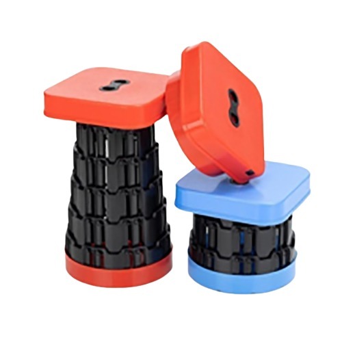 Picnic Square Folding Stool - Design: Plain