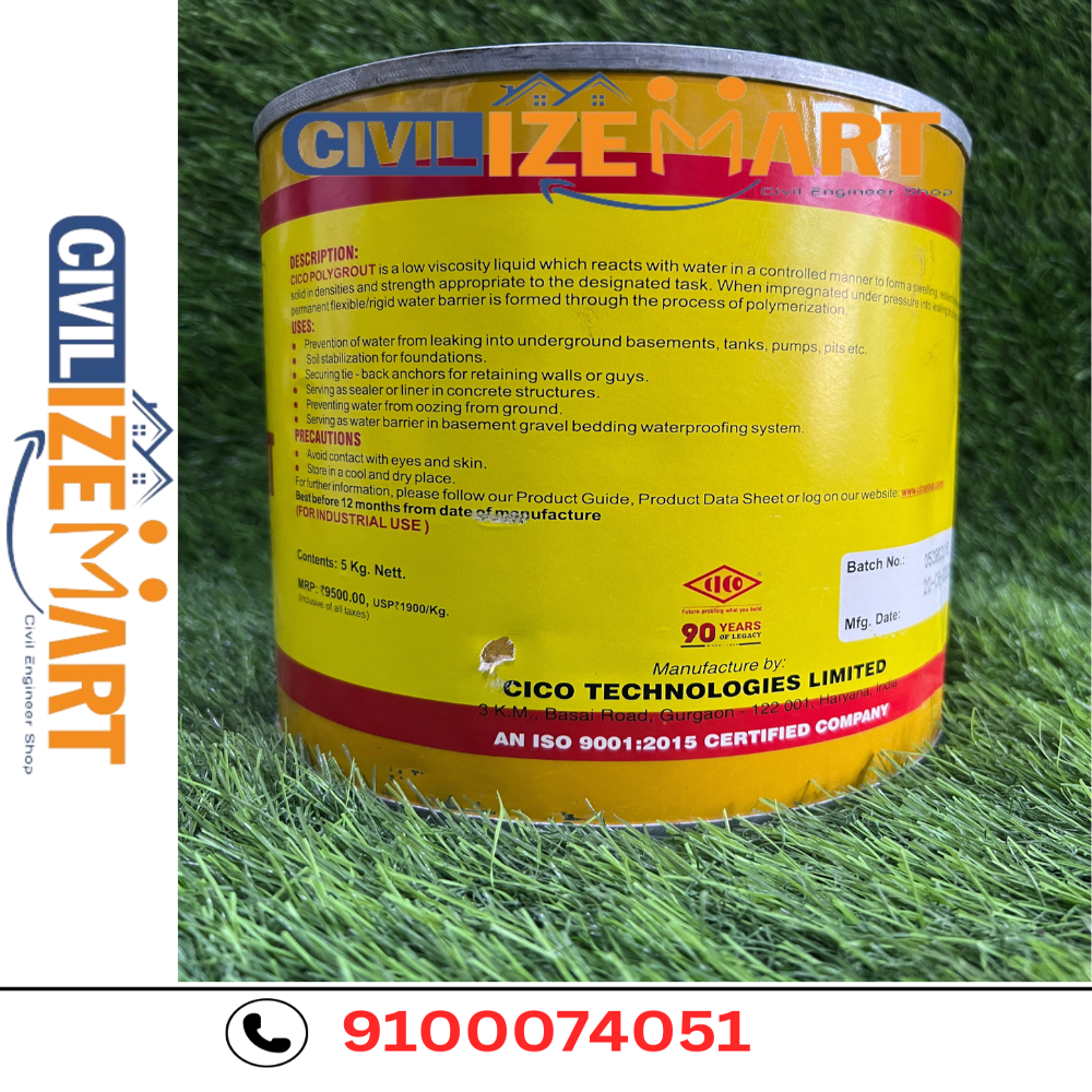 Liquid Cico Polygrout Grouting Compound For Construction