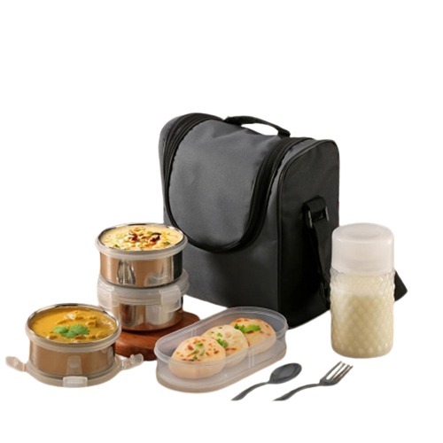 Tifin Box Heavy - Color: Silver