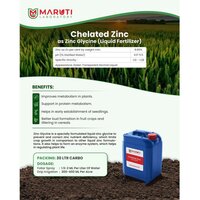 Chelated Zinc As Zinc Glycine (liquid Fertilizer) - Application: Agriculture