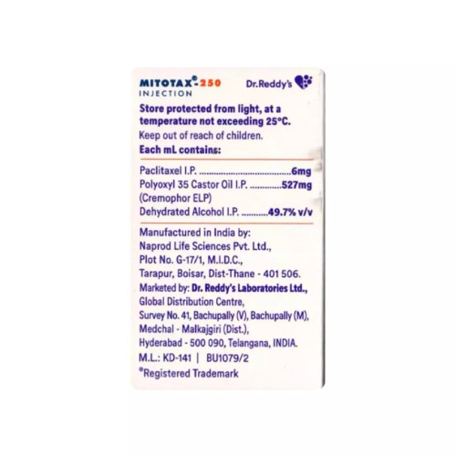 Mitotax 250 mg Injection