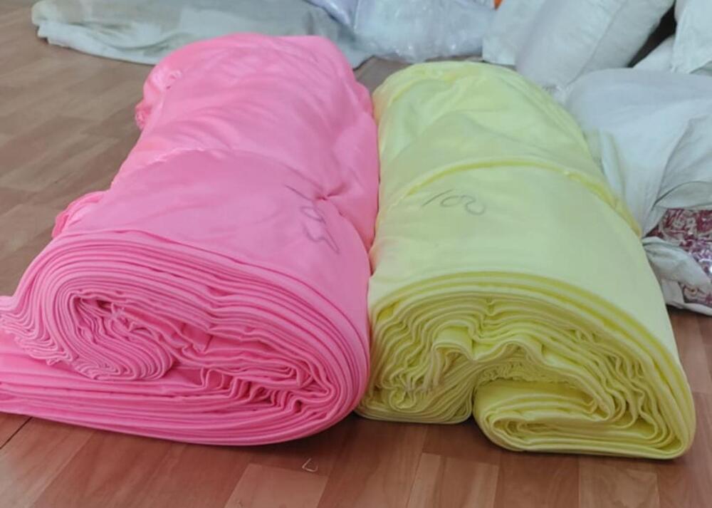 Classic Lycra Fabric for Mandap Tent Decoration with Soft Finish and Clean Stretch Look