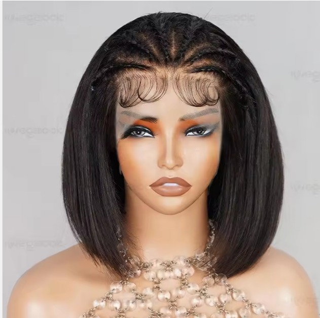 The Devote 13x4 Bob Human Hair Wig | Transparent Lace with Bleached Knots | Brazilian Straight Lace Front Wig