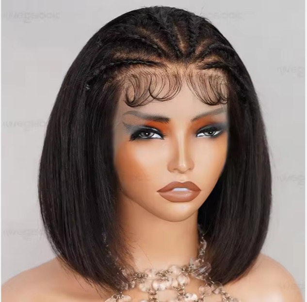 The Devote 13x4 Bob Human Hair Wig | Transparent Lace with Bleached Knots | Brazilian Straight Lace Front Wig