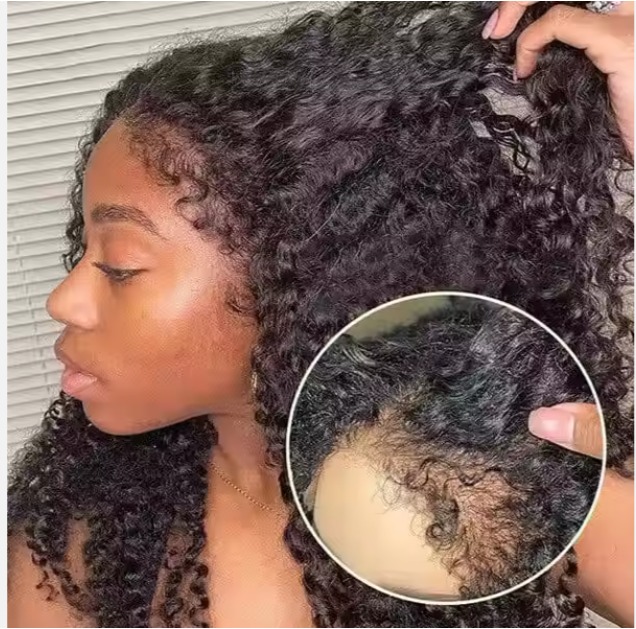 The Devote Real Afro Human Hair Lace Front Wig | Swiss HD Lace with 4C Baby Hair | Glueless Wig for Women