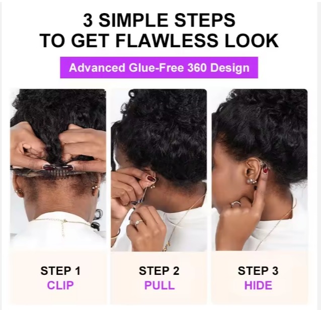 The Devote Real Afro Human Hair Lace Front Wig | Swiss HD Lace with 4C Baby Hair | Glueless Wig for Women