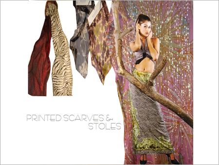 मुद्रित स्कार्फ