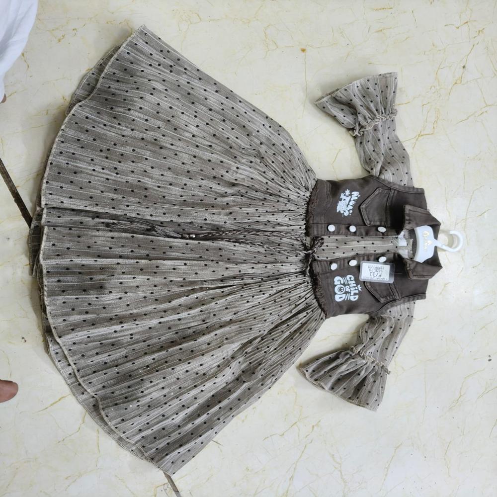 D.no-F/03 KIDS PRINTED STYLISH FROCK