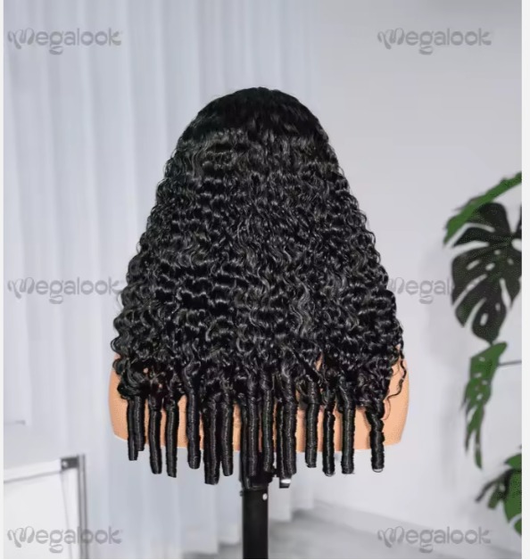 The Devote Brazilian Short Kinky Curly Human Hair Wig | HD Lace Frontal Glueless Wig for Women