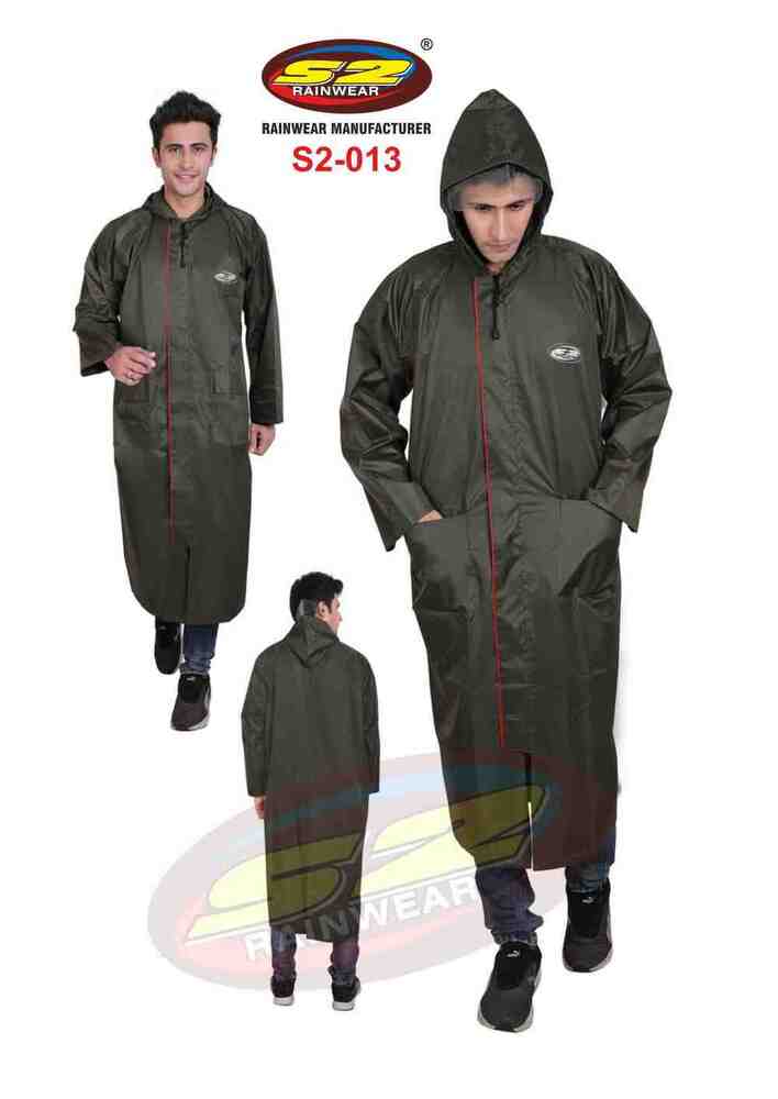 Pu Long Rain Coat - Color: Assorted