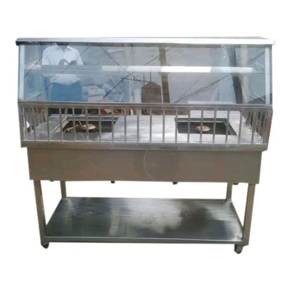 5 Ft Stainless Steel Pav Bhaji Counter - Design: Modern