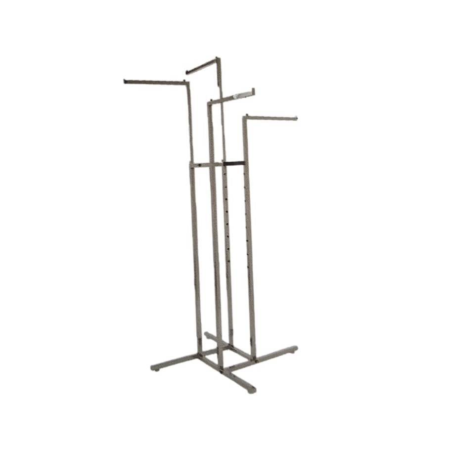 Four Way S.S Garment Display Stand - Design: Modern