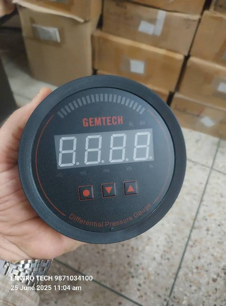 GEMTECH / Series 3000 Digital Pressure Gauge Range 0 to 5.000 KPA
