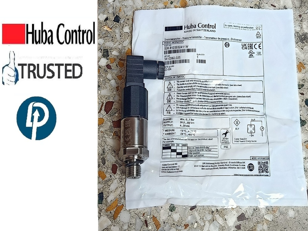 Huba Pressure Transmitter Model 520.932S032401 RANGE 0-25 BAR -WhatsApp No.8376899729,