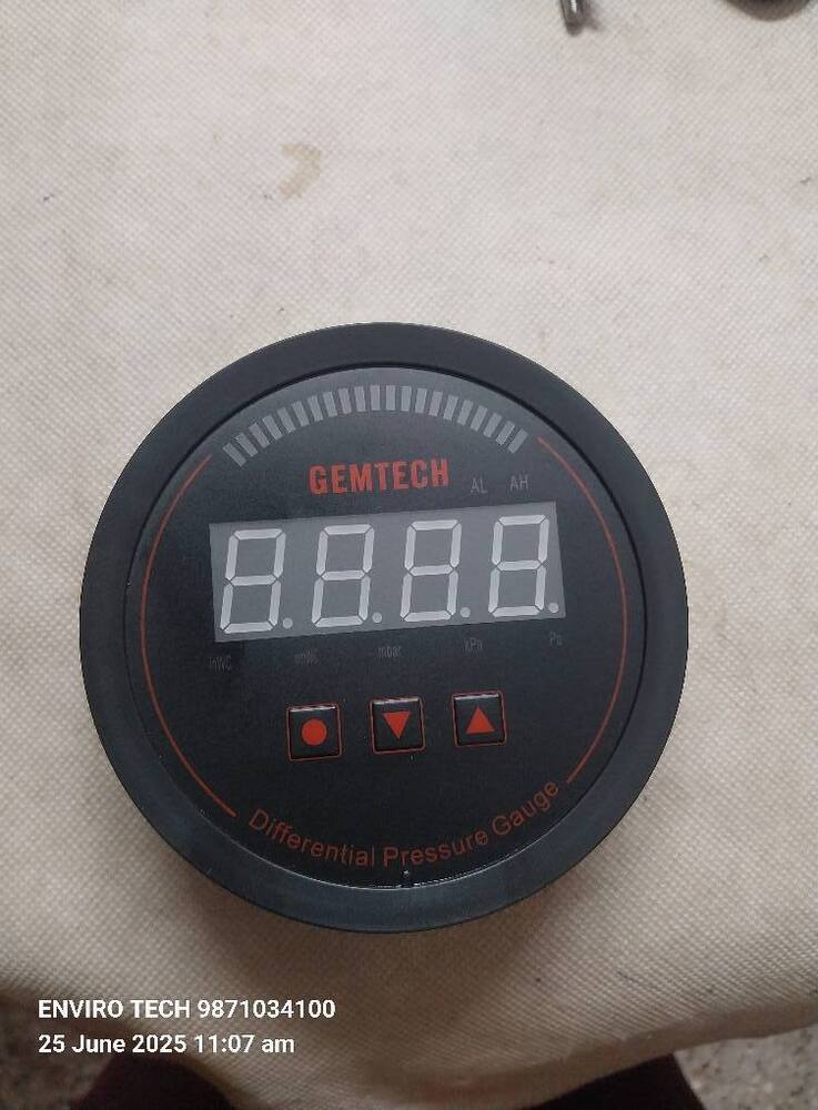 GEMTECH - Series 3000 Digital Pressure Gauge Range 0 to 1.000 KPA