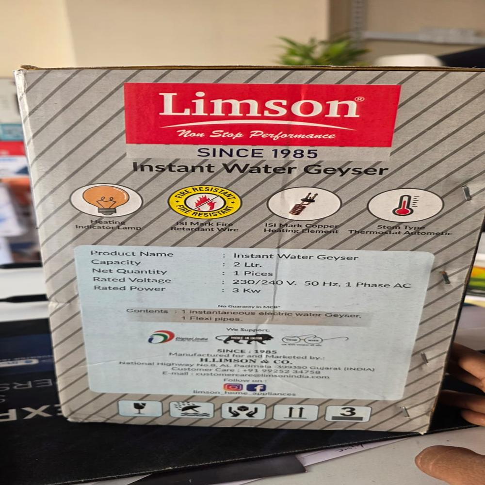Limson Instant  2l Geyser - Capacity: 2 Ltr