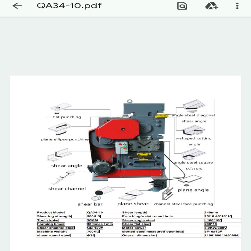 Qa32-8 B Iron Worker - Color: Red