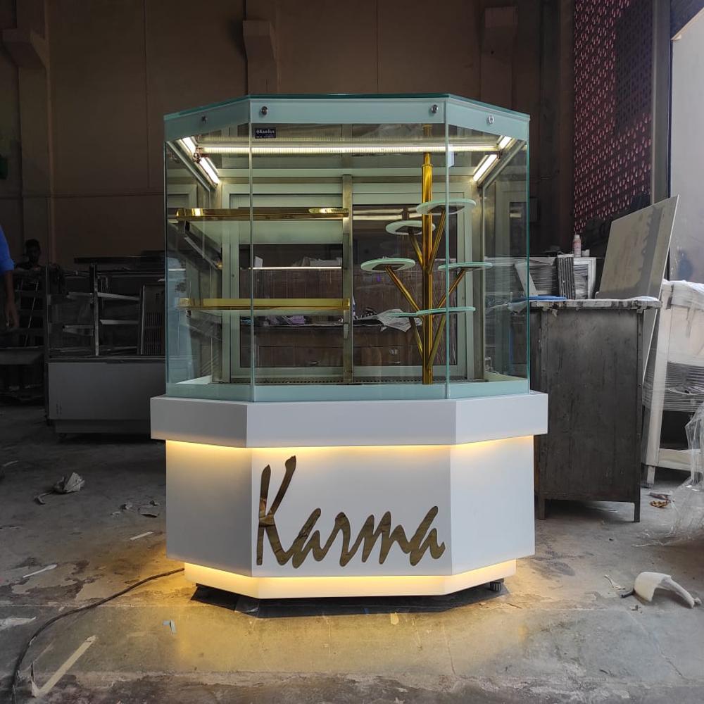 Rotating Display Counter - Color: Transparent