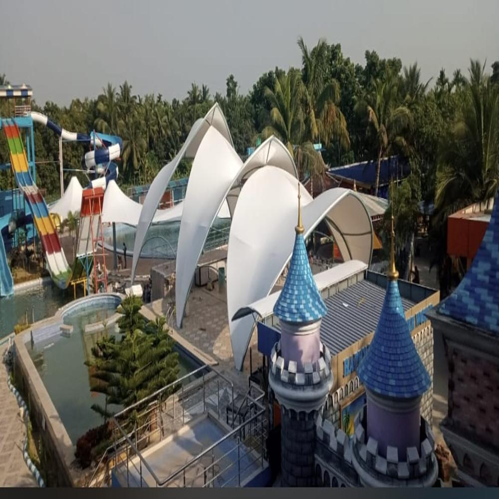 Water Park Tensile Structure - Dimension (l*w*h): 25*90*15 Millimeter (mm)