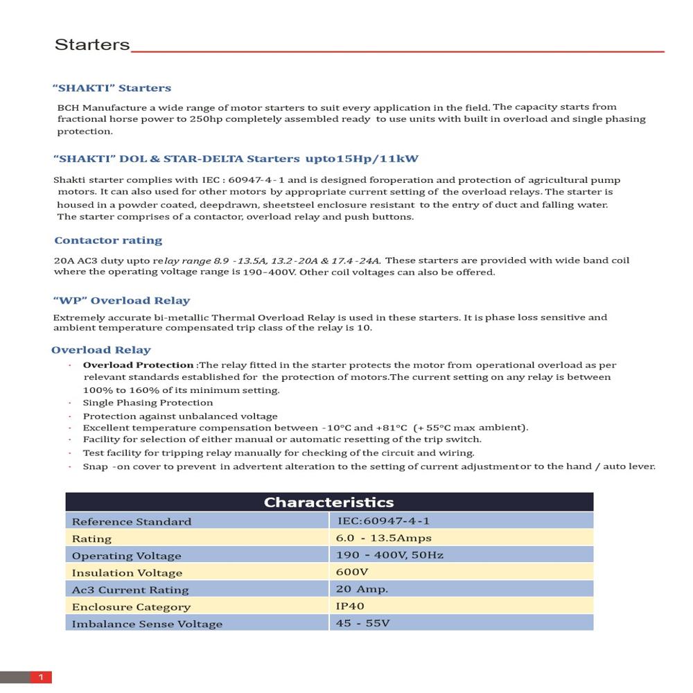 BCH - SHAKTI STARTERS