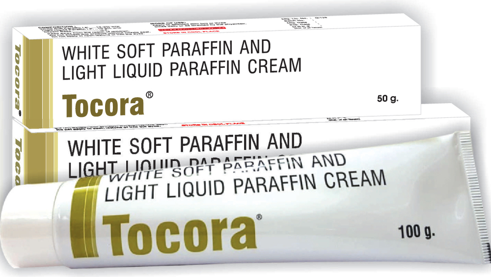 White Soft And Light Liquid Paraffin Cream