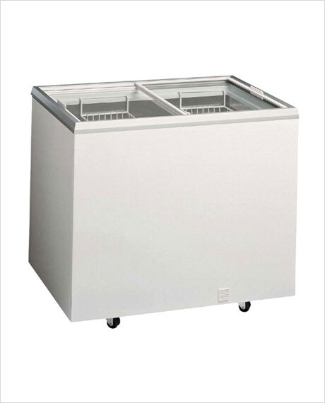 Flat Glass Chest Freezer