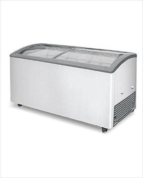 Curve Glass Chest Freezer