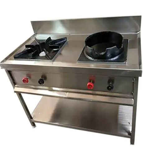Two Burner Indian Cum Chinese Range With B-S