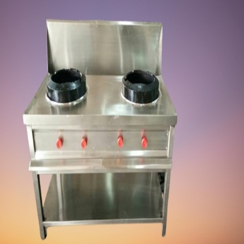 Two Burner Chinese Range With B-S