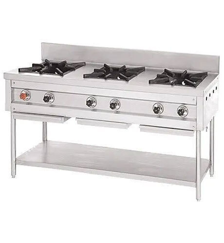 Three Burner Indian Range With B-S