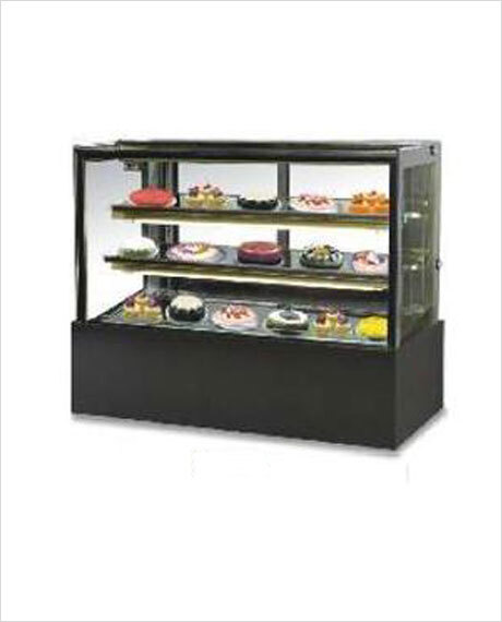 Ss Flat Glass Cold Showcase